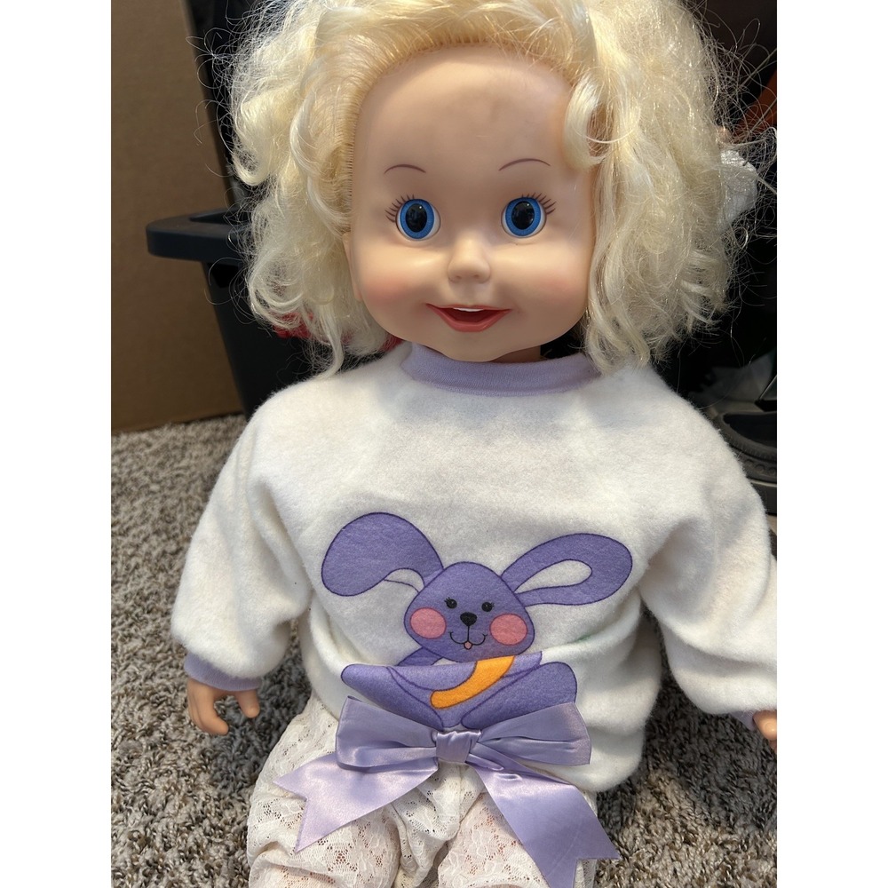 Vintage 1986 Cricket Talking Doll In Original Box Eyes Move, Tape Included Read